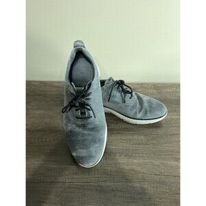 Cole Haan Mens Grand Horizon Gray Suede Casual Oxfords Shoes Size 9 Lightweight